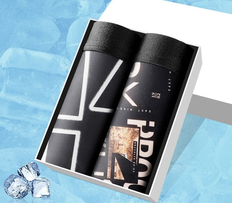Men's Printed Ice Silk Breathable Boxers - HOPE Athlete Apparel and Wellness