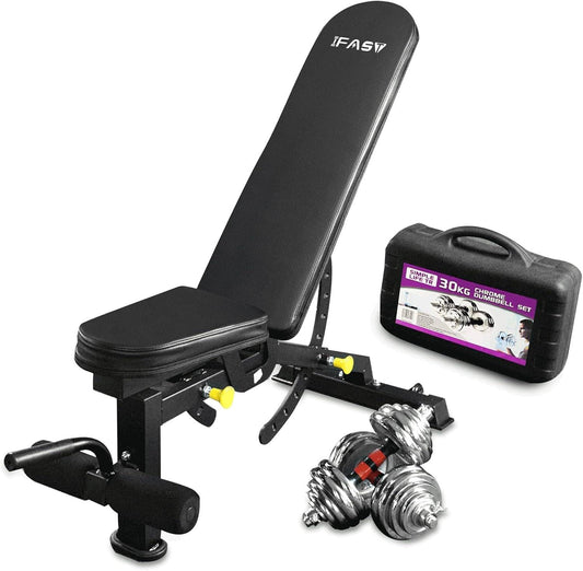 Home Gym Weight Bench - Adjustable Weight Bench for Total Body Workout -