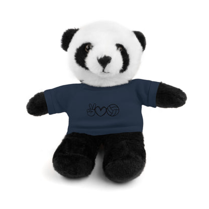 Cute Volleyball Teddy Bear with Tee, Stuffed Animal Gift