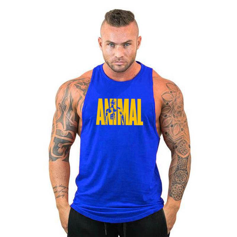 Men's Printed Sports Vest - Cotton Fitness Bodybuilding Waistcoat - HOPE Athlete Apparel and Wellness