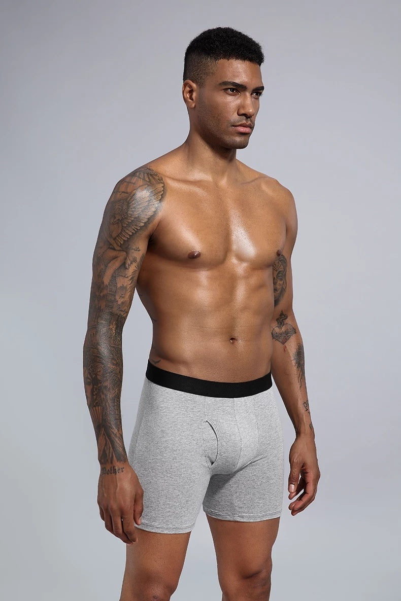 Men's Cotton Boxer Shorts - Comfortable Underwear