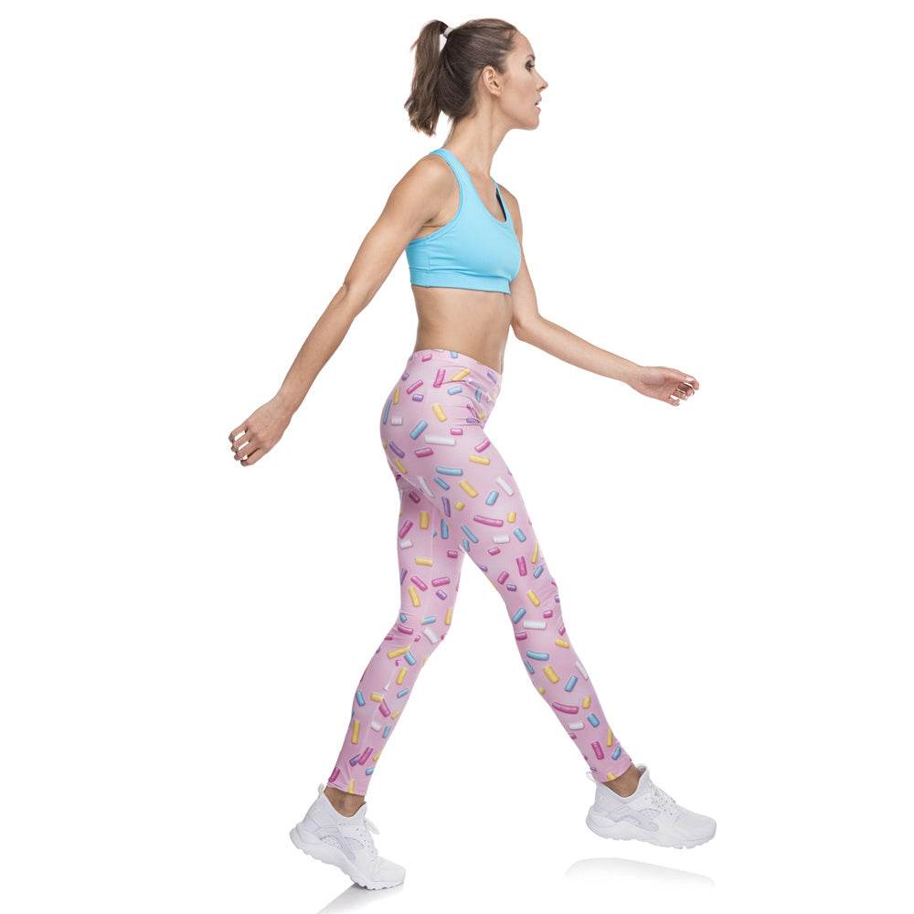 Printed cropped sport leggings - HOPE Athlete Apparel and Wellness