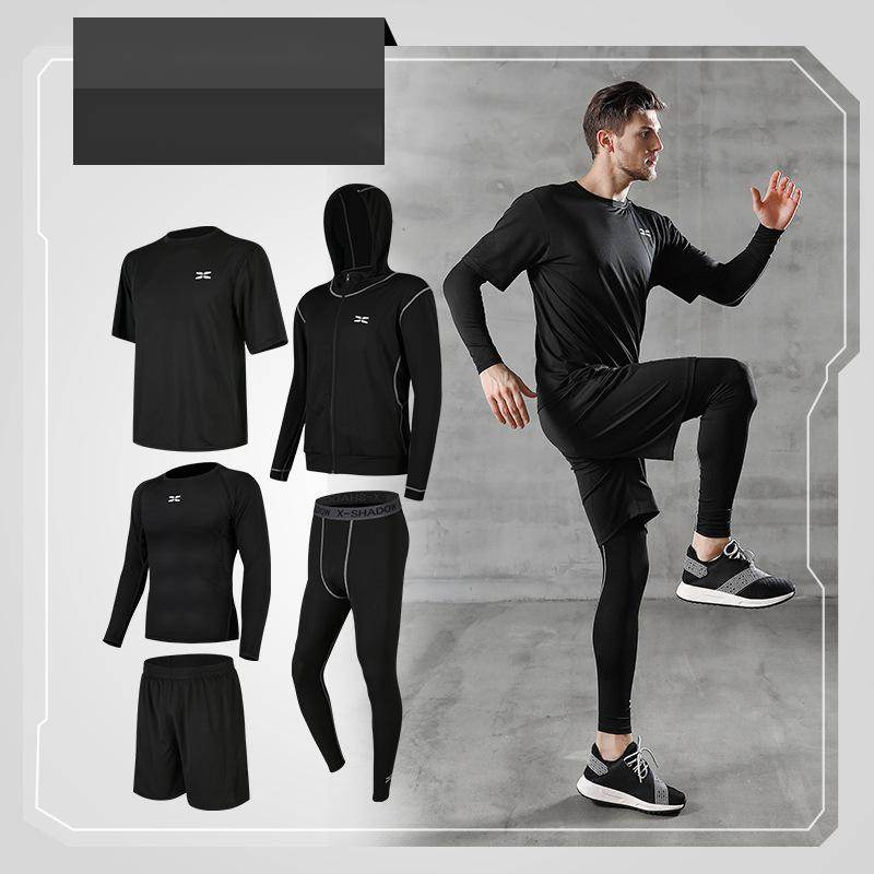 Men's Running Quick-Drying Sports Suit - 5-Piece Training Set - HOPE Athlete Apparel and Wellness