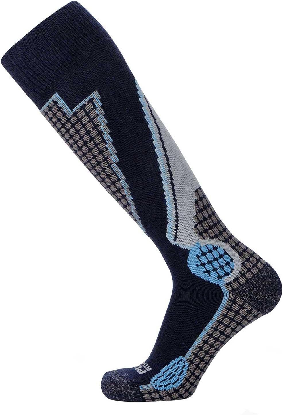 High Performance Wool Ski Socks - Thermal Warm Merino Wool OTC Sock, Men Women
