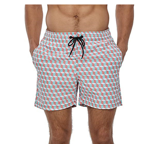 Printed Beach Shorts - Summer Floral Design