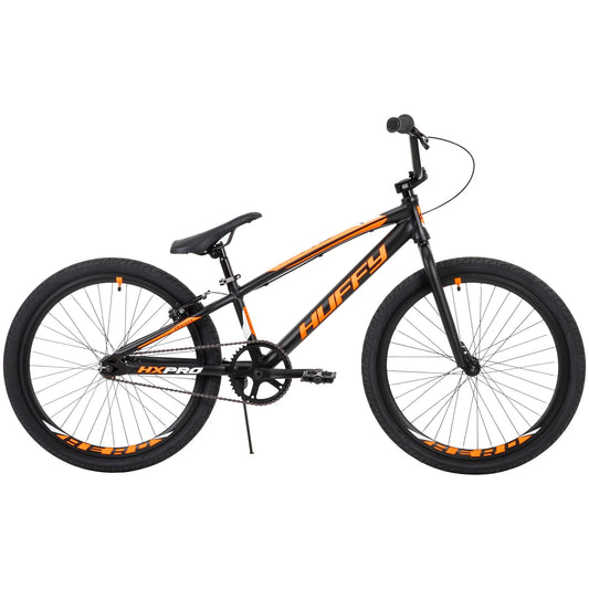 BMX Bike 24 Inch Wheels Aluminum Frame Black/Orange for Teen/Adult - High Performance and Style -