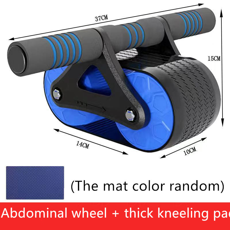 Double Wheel Ab Roller - Automatic Rebound Abdominal Exerciser