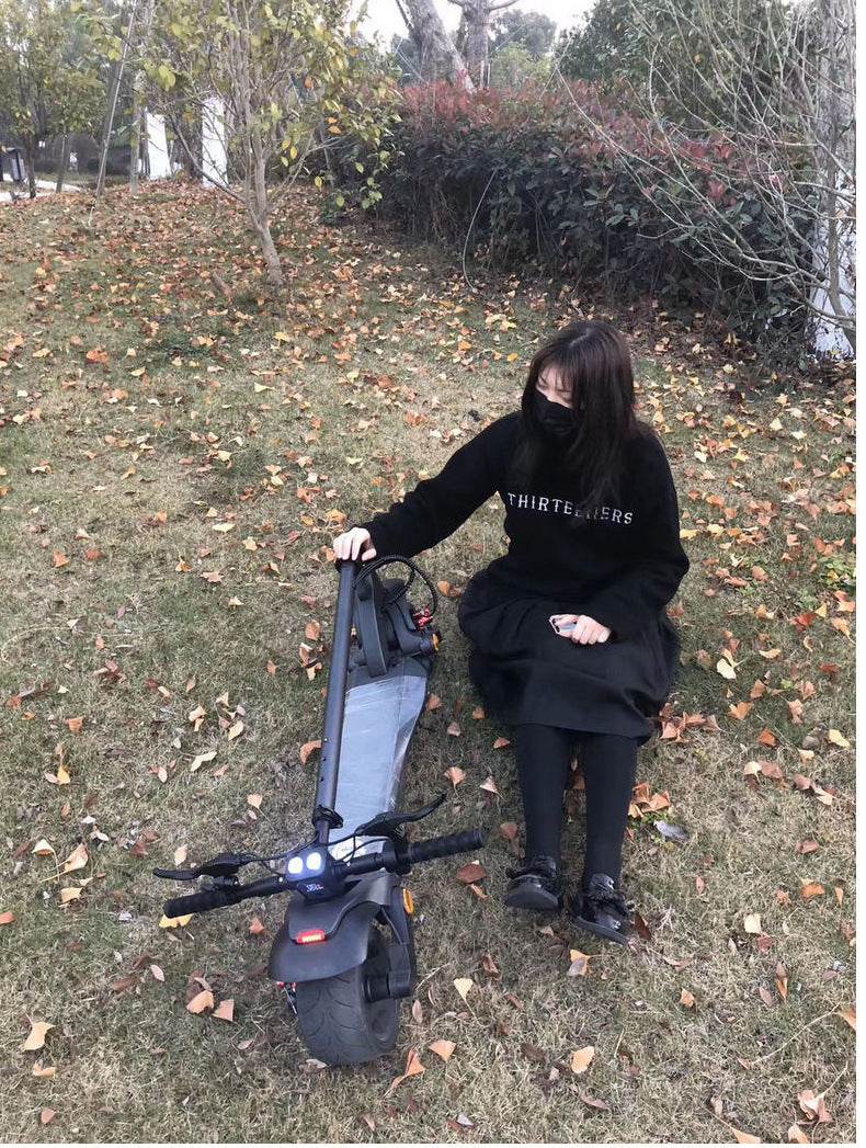 9 Inch Wide Tire Folding Scooter - Electric Scooter - HOPE Athlete Apparel and Wellness