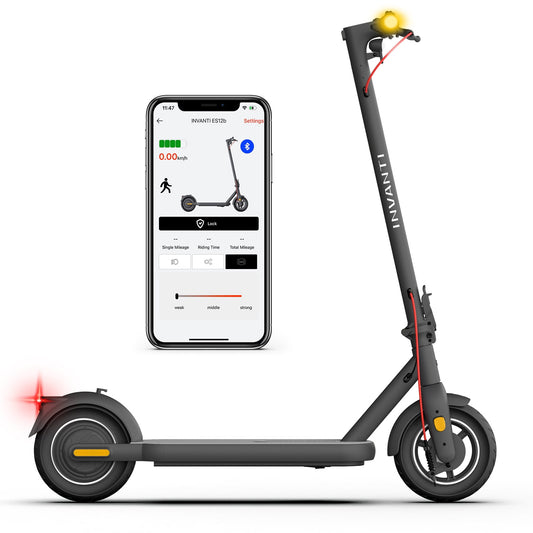 Electric Scooter Portable Folding Commuting E-Scooter with Turn Signals & App Control