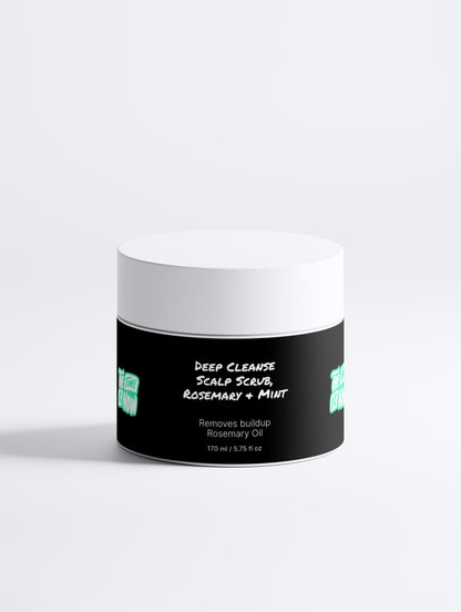 Deep Cleanse Scalp Scrub, Rosemary & Mint