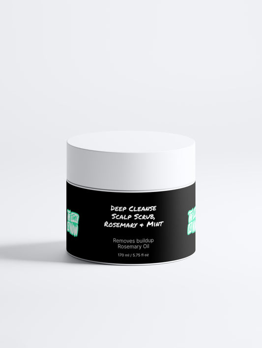 Deep Cleanse Scalp Scrub, Rosemary & Mint
