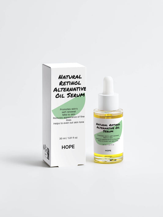 Natural Retinol Alternative Oil Serum for Youthful Skin and Radiant Glow -