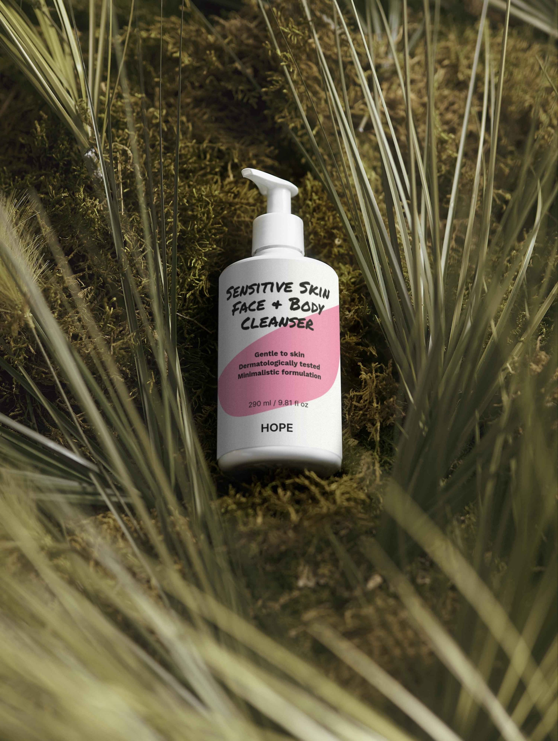 Sensitive Skin Cleanser - Gentle Face and Body Wash for Delicate Skin -