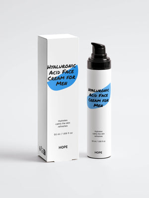 Hyaluronic Acid Face Cream for Men - HOPE Athlete Apparel & Wellness 