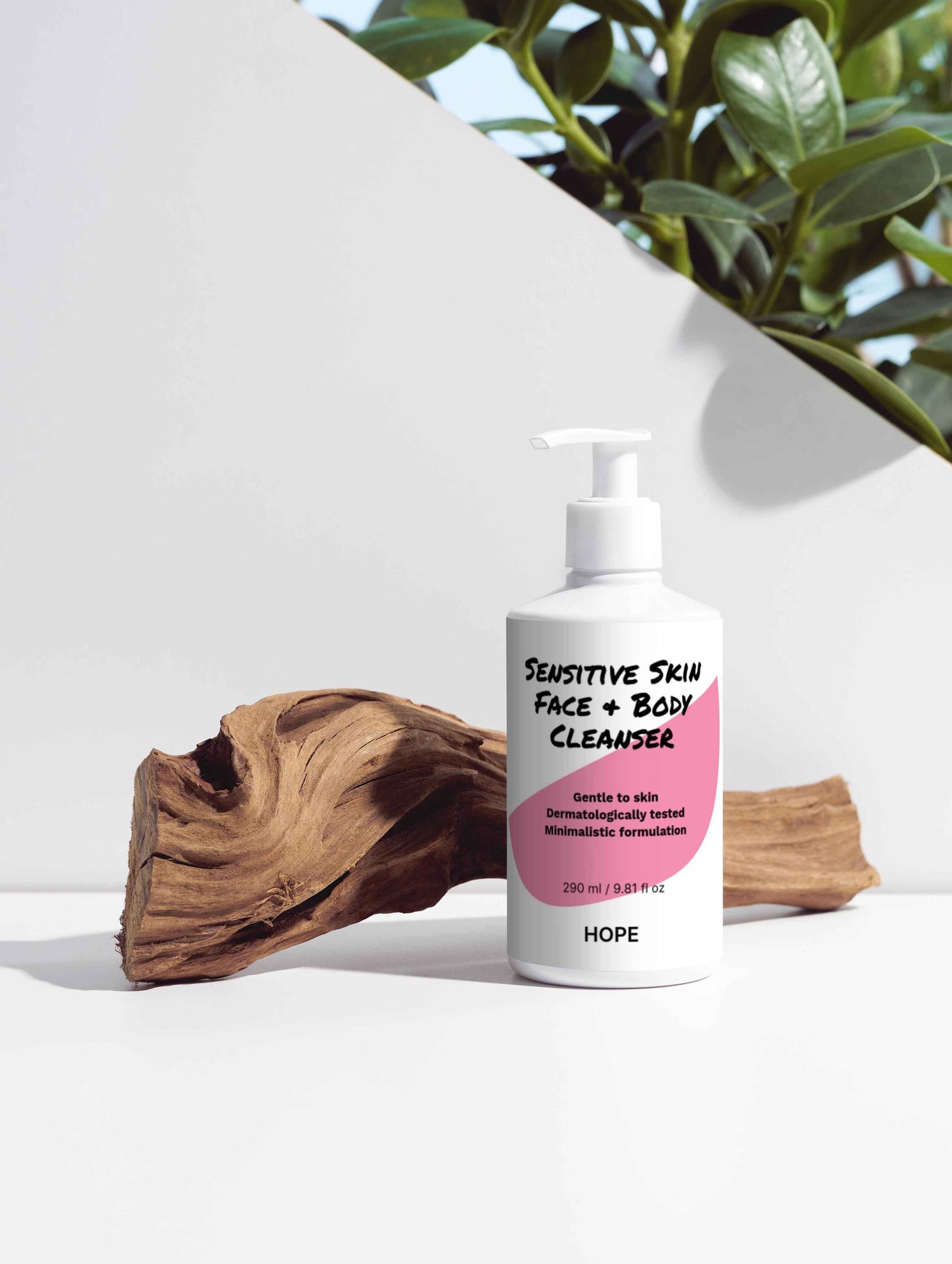 Sensitive Skin Cleanser - Gentle Face and Body Wash for Delicate Skin -