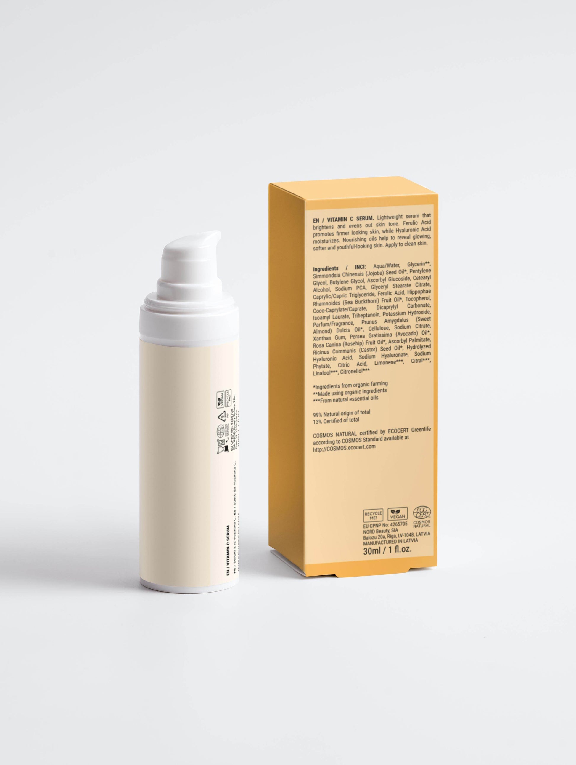 Vitamin C Serum for Glowing Skin - 30ml Nourish on-the-Go - HOPE Athlete Apparel & Wellness 