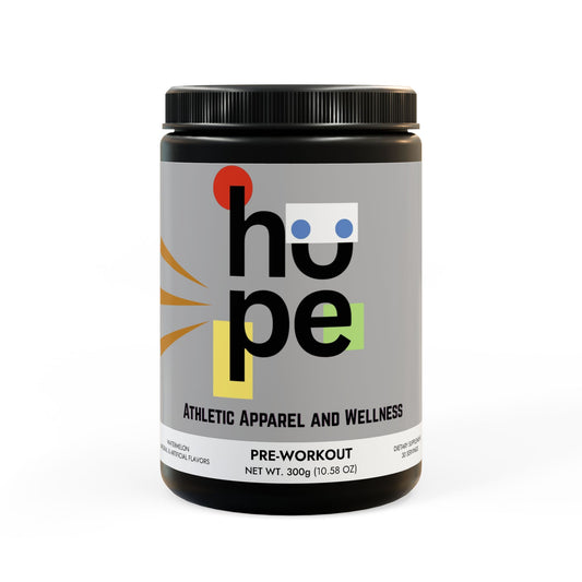 Front label of Watermelon Pre-Workout Supplement, 300g (10.58oz), highlighting Enhance Fitness & Endurance benefits.