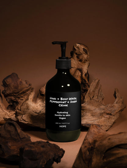 Hand and Body Wash Peppermint Cedar - 490 ml / 16.57 fl oz
