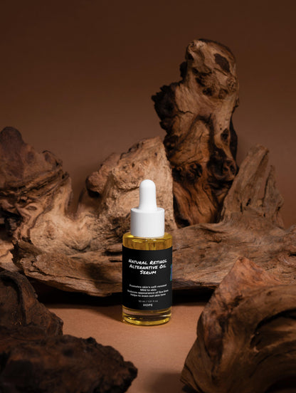 Natural Retinol Alternative Oil Serum for Youthful Skin and Radiant Glow