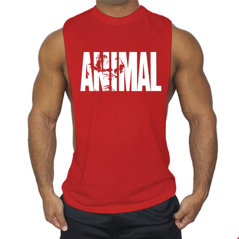 Men's Printed Sports Vest - Cotton Fitness Bodybuilding Waistcoat - HOPE Athlete Apparel and Wellness
