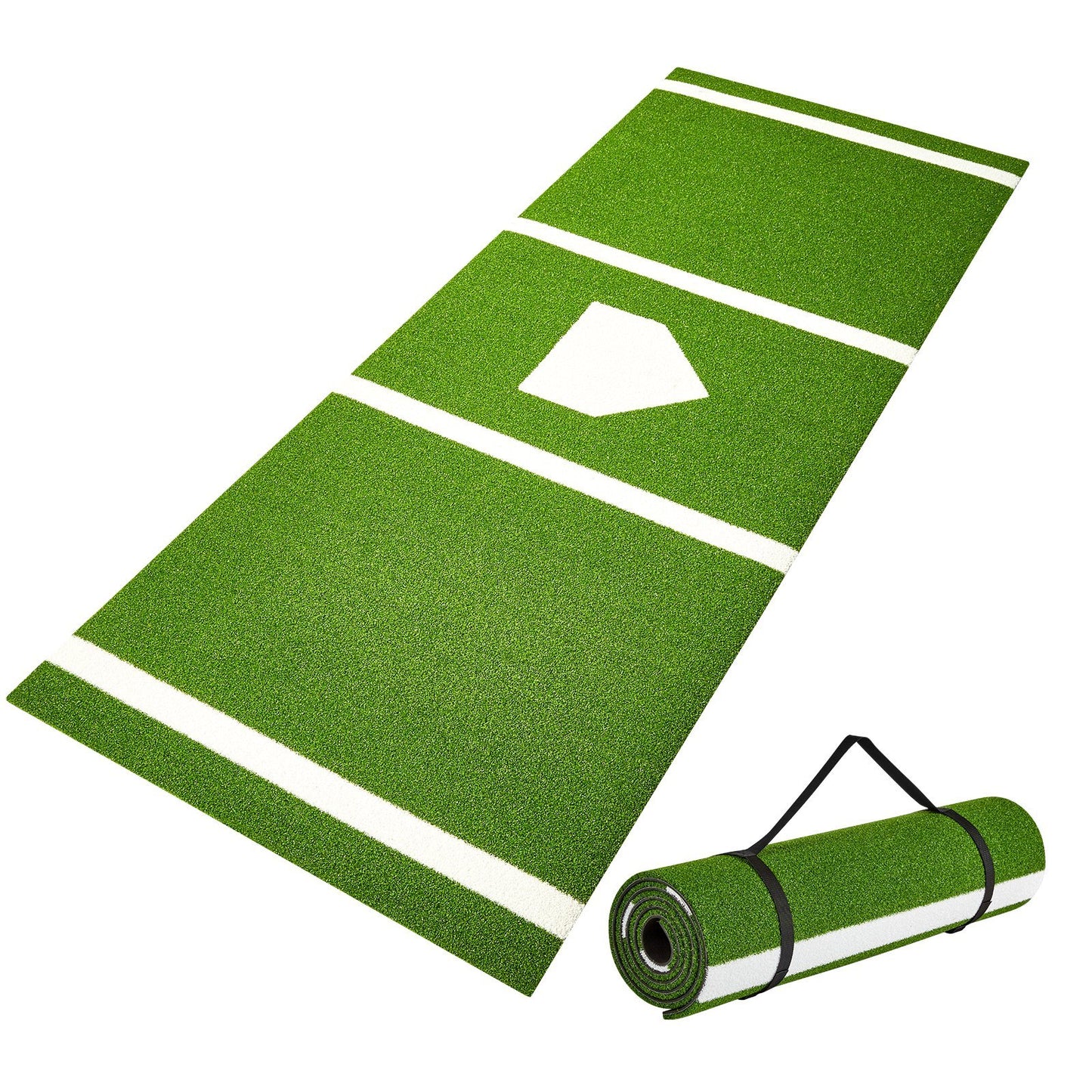 VEVOR Baseball & Softball Hitting Batting Mat - Indoor/Outdoor Training Aid