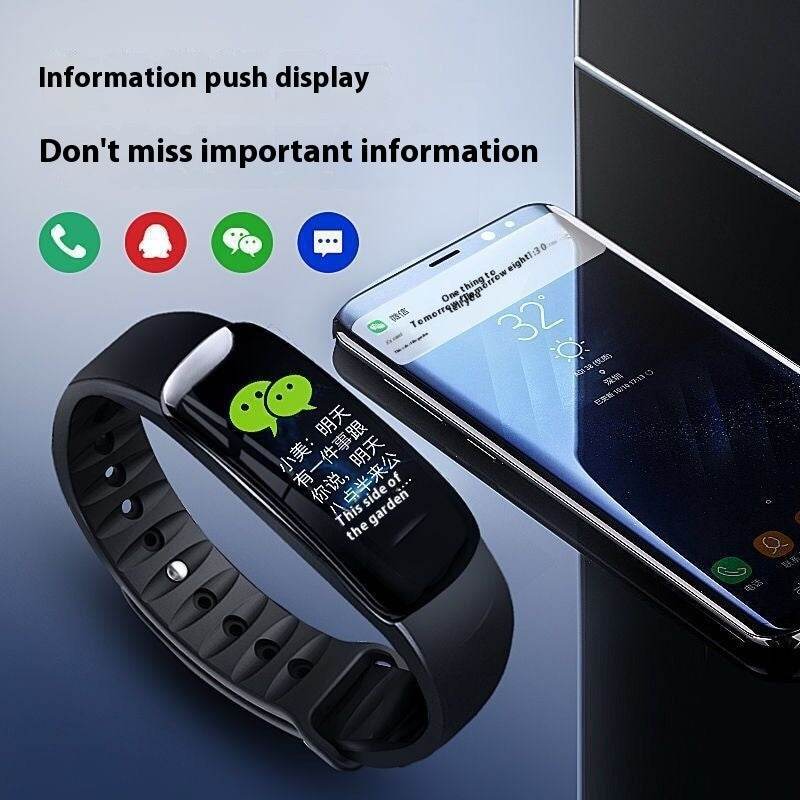C1 Blood Pressure Heart Rate Waterproof Smart Watch - HOPE Athlete Apparel & Wellness 