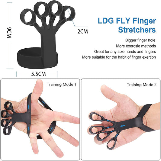 Silicone Grip Trainer - Finger Exercise Stretcher for Arthritis Relief