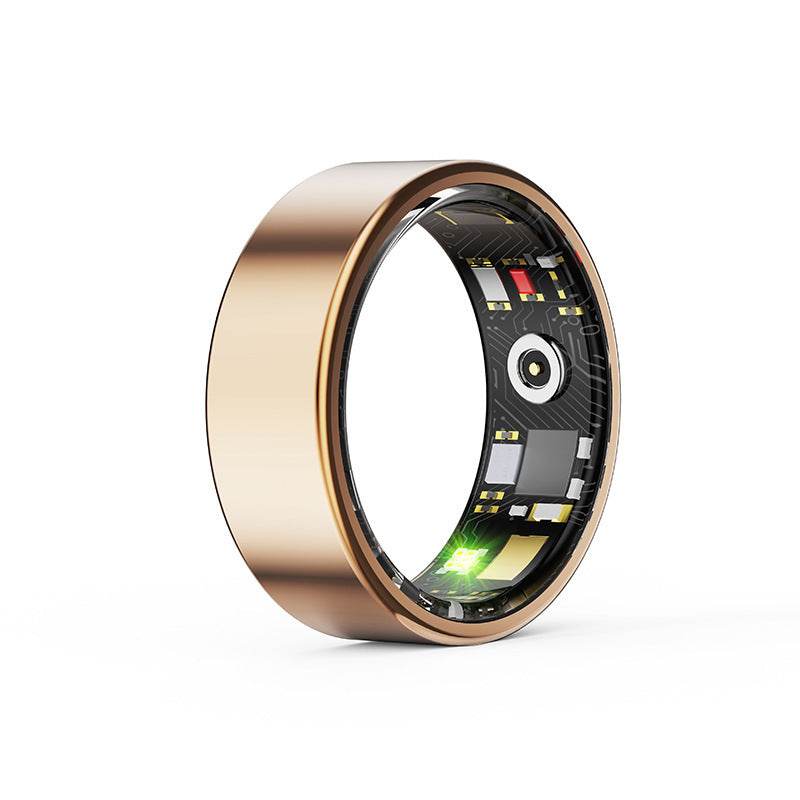 Smart Ring with Step Counting & Photosmart Features - Black & Rose Gold - HOPE Athlete Apparel & Wellness 