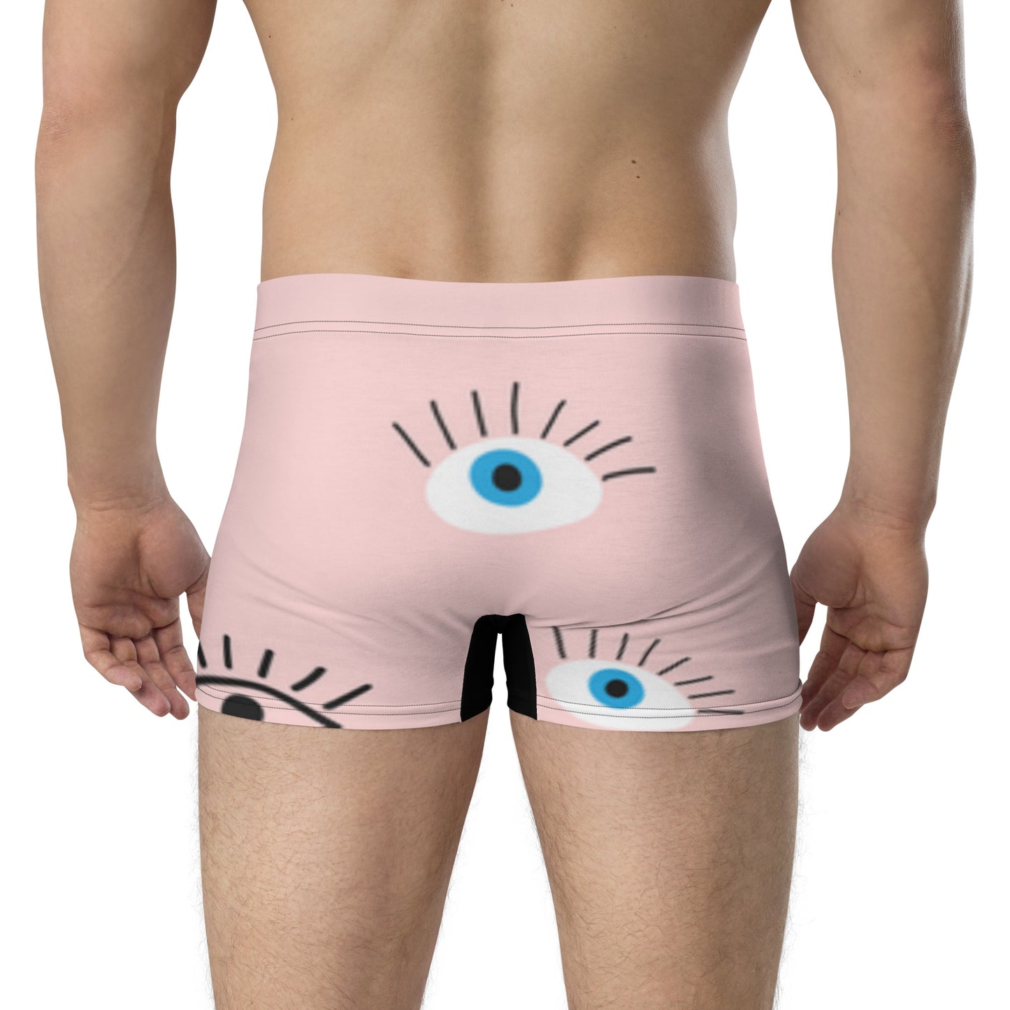 Men's Eye Design Boxer Briefs - Fashionable & Supportive Athlete Underwear