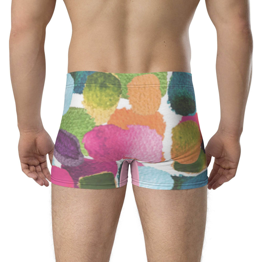 Men's Vibrant Boxer Briefs - Multi-Color Splash Performance Underwear - HOPE Athlete Apparel and Wellness