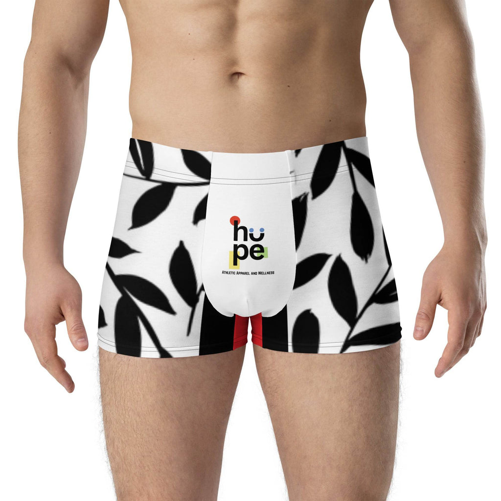Men's Leaf Pattern Boxer Briefs for Ultimate Comfort and Support - HOPE Athlete Apparel and Wellness