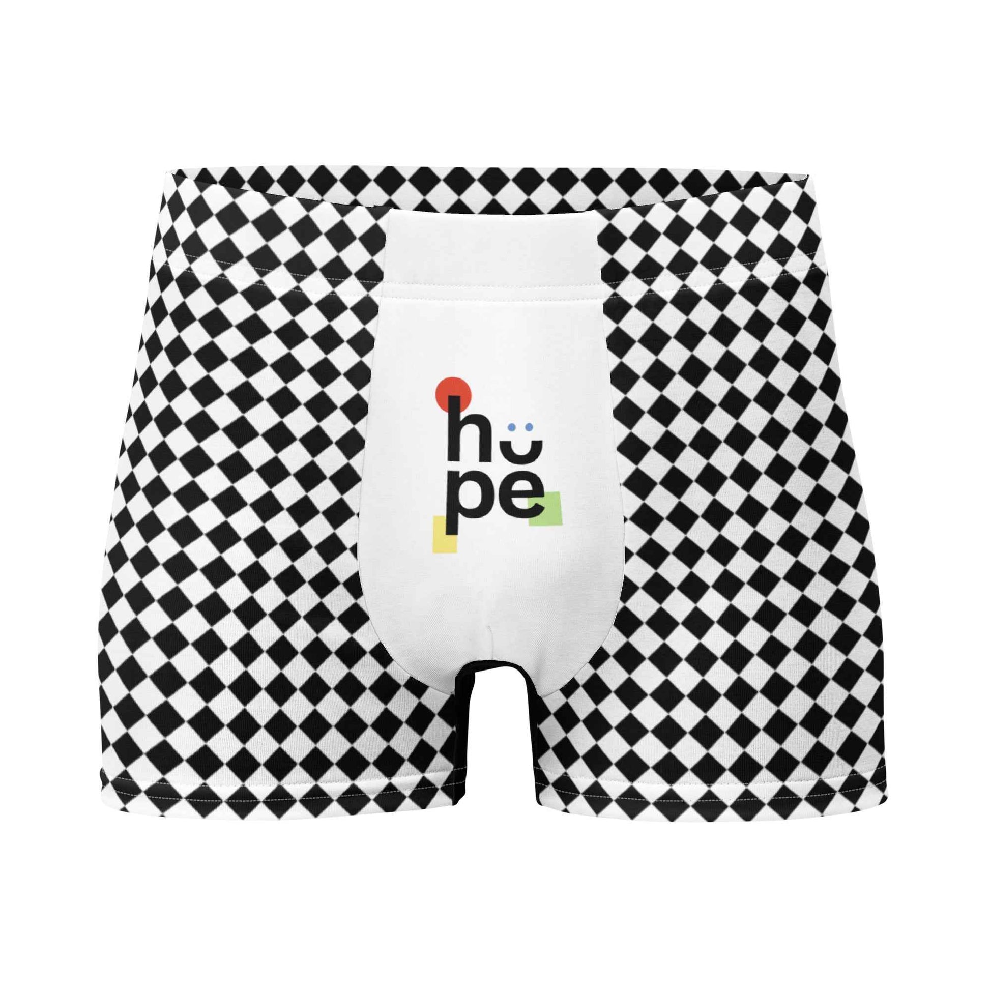 Men's Boxer Briefs - Comfortable and Stylish Checkerboard Underwear