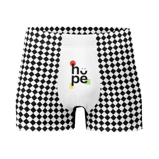 Men's Boxer Briefs - Comfortable and Stylish Checkerboard Underwear