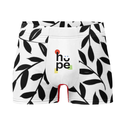 Men's Boxer Briefs with Leaf Pattern for Ultimate Comfort and Support
