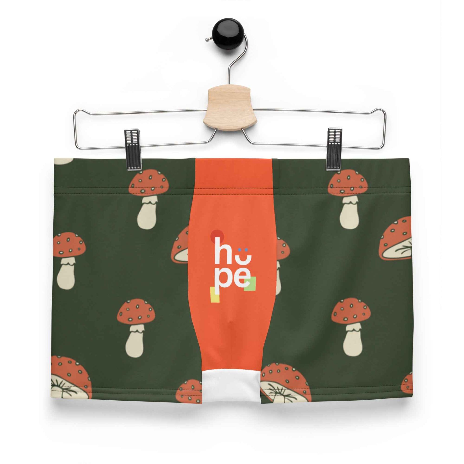 Men's Boxer Briefs with Mushroom Design for Ultimate Performance and Support