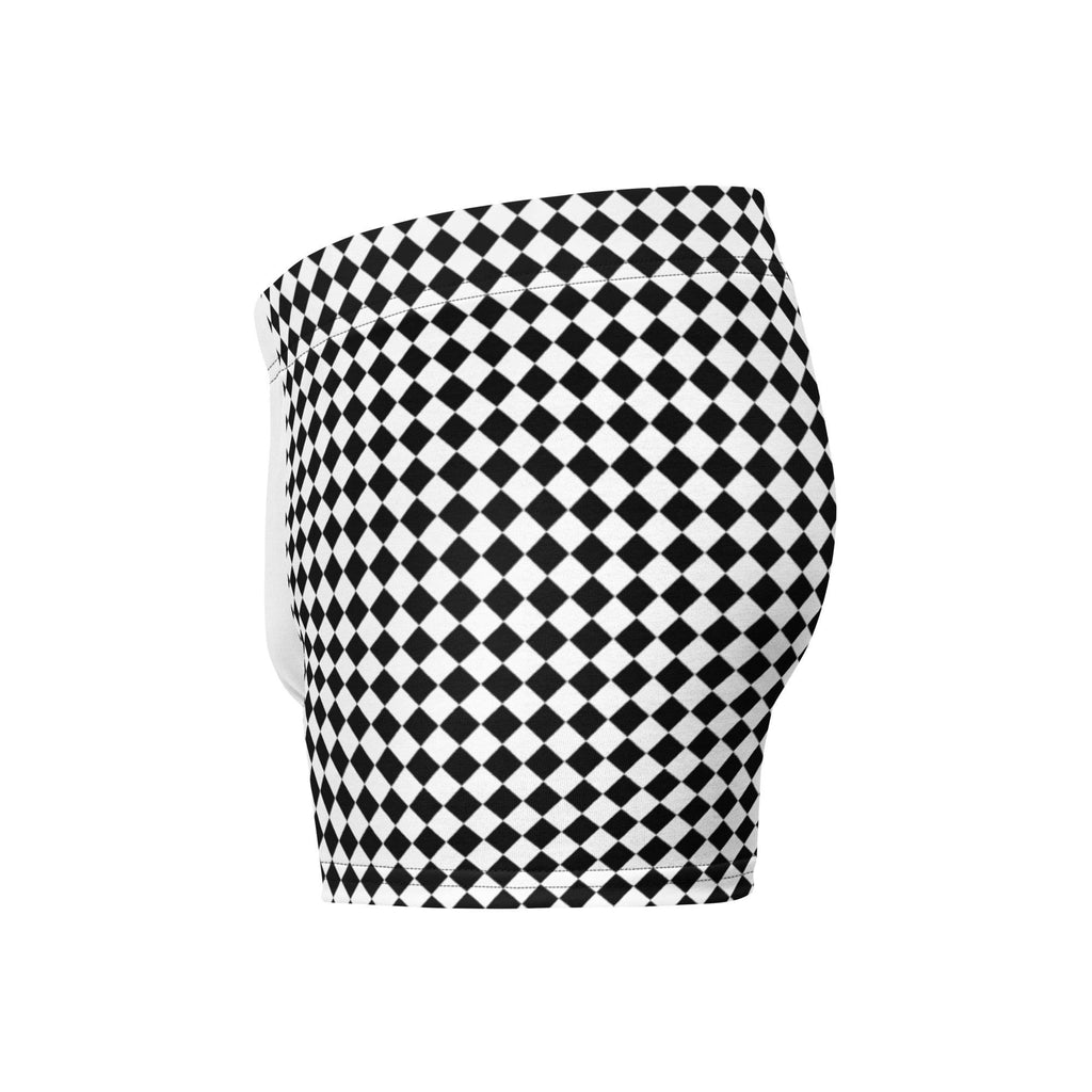 Men's Checkerboard Patterned Boxer Briefs - Comfortable Underwear - HOPE Athlete Apparel and Wellness