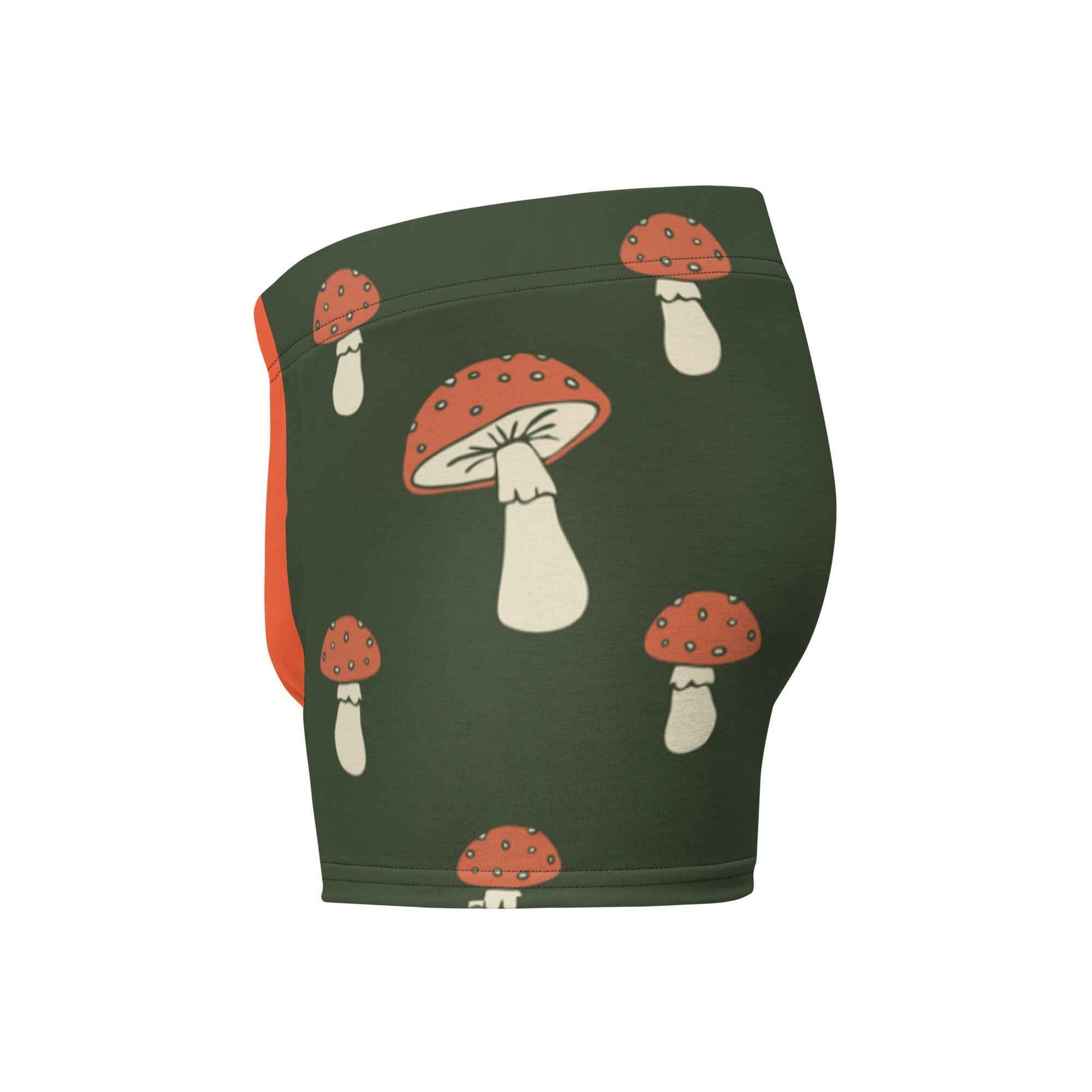 Men's Boxer Briefs with Mushroom Design for Ultimate Performance and Support