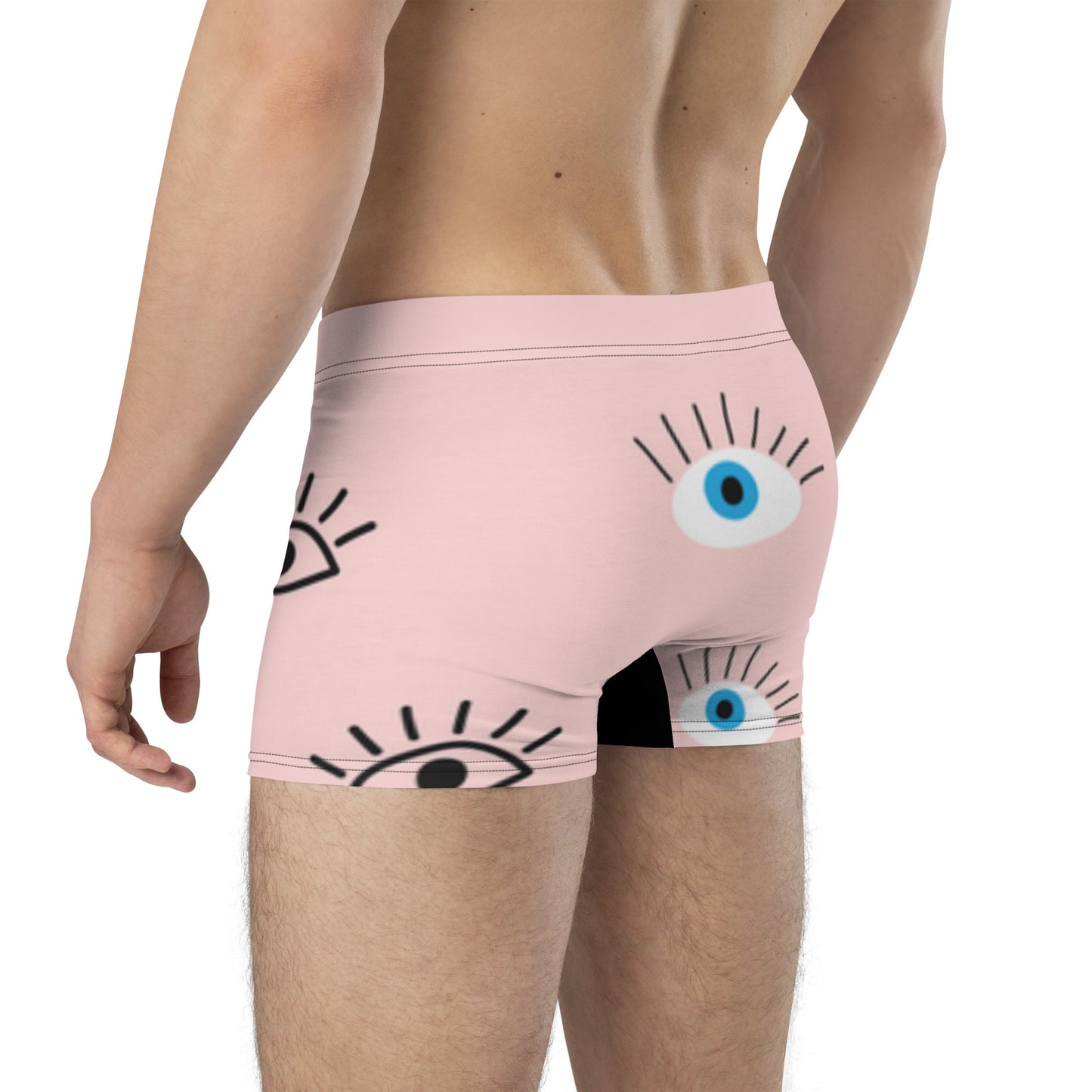 Men's Eye Design Boxer Briefs - Fashionable & Supportive Athlete Underwear