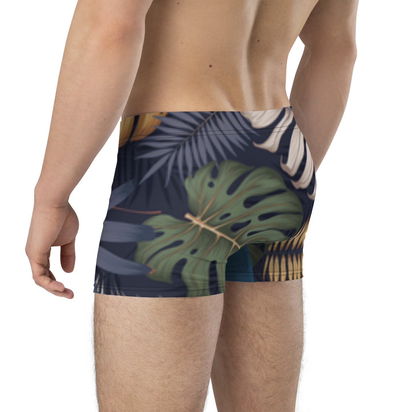 Men's Nature Forest Design Boxer Briefs - Performance Underwear