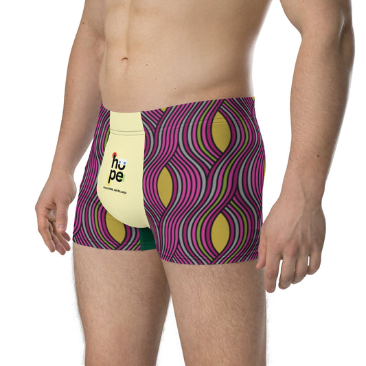 Men's Boxer Briefs Muscles Pattern- Supportive Underwear