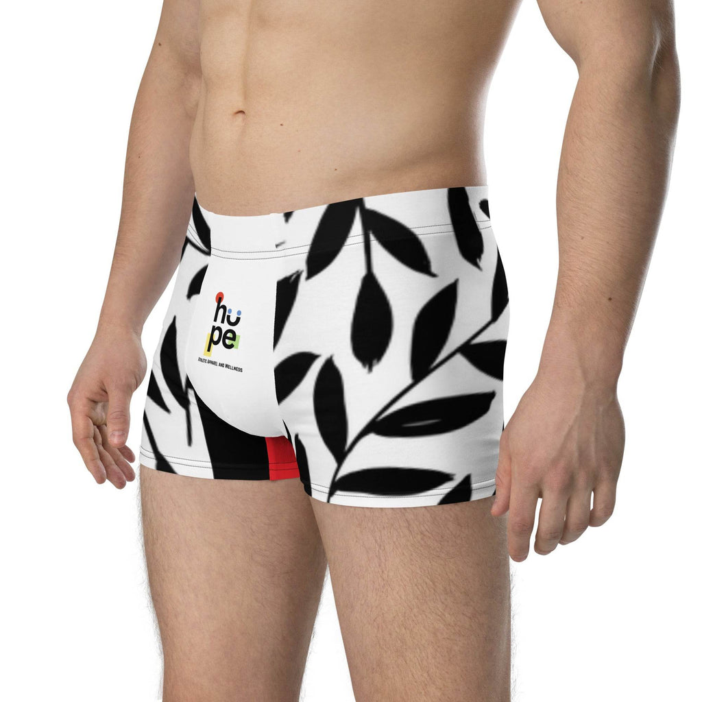 Men's Leaf Pattern Boxer Briefs for Ultimate Comfort and Support - HOPE Athlete Apparel and Wellness