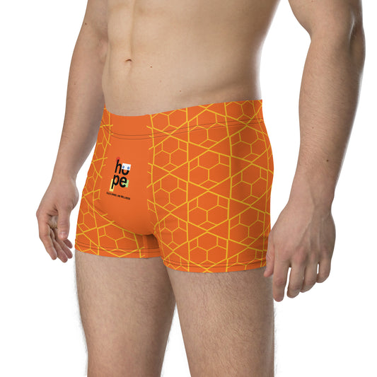 Men's Athletic Boxer Briefs Orange | Comfortable & Supportive Underwear