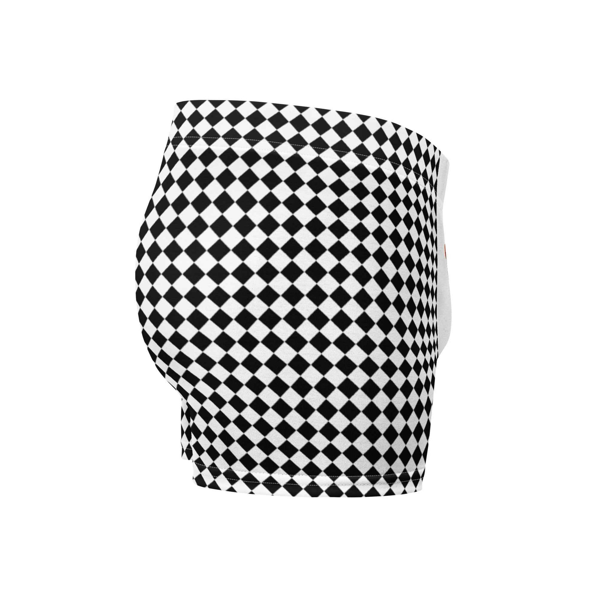 Men's Boxer Briefs - Comfortable and Stylish Checkerboard Underwear