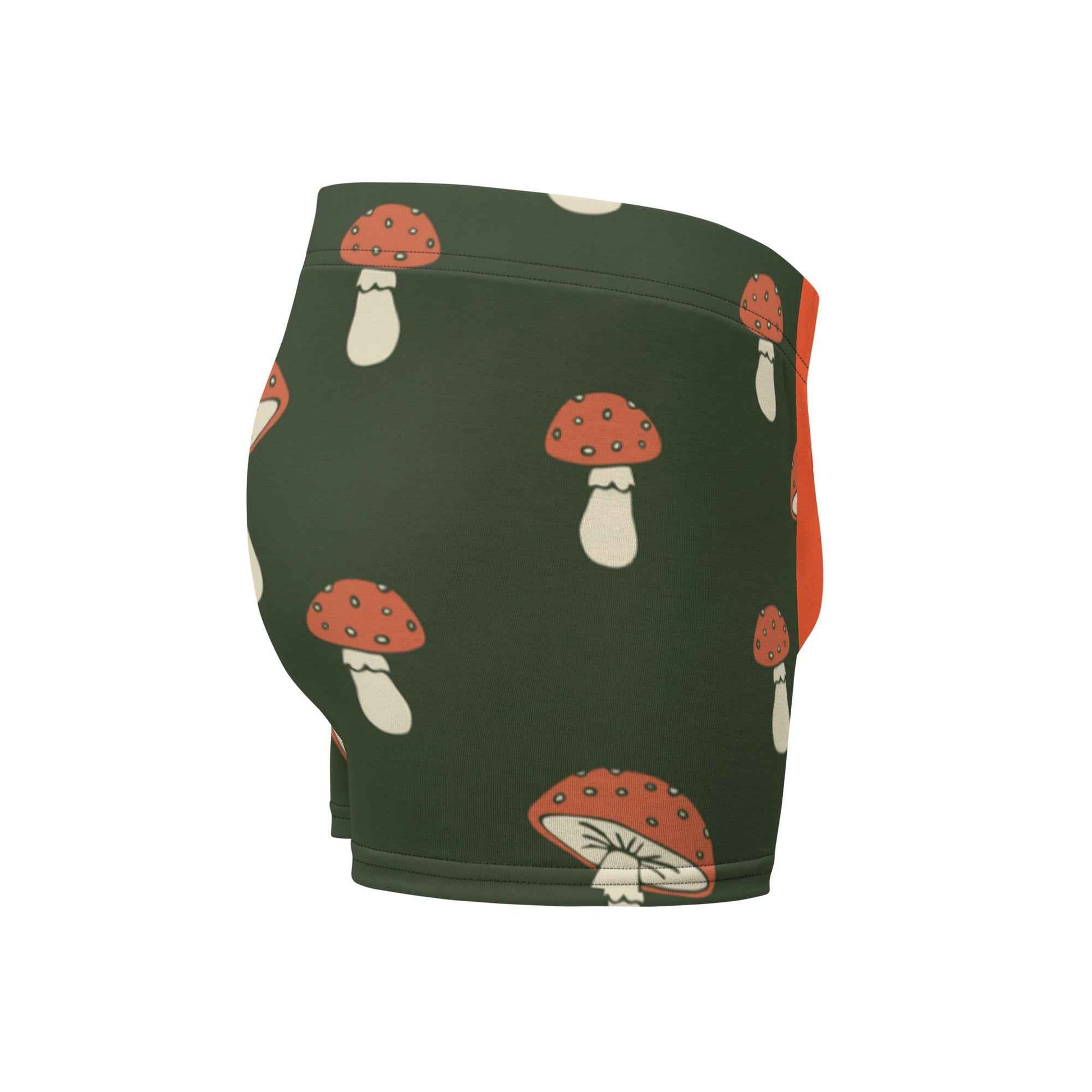 Men's Boxer Briefs with Mushroom Design for Ultimate Performance and Support