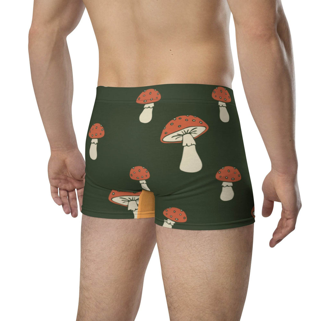 Men's Mushroom Design Boxer Briefs for Ultimate Performance and Support - HOPE Athlete Apparel and Wellness