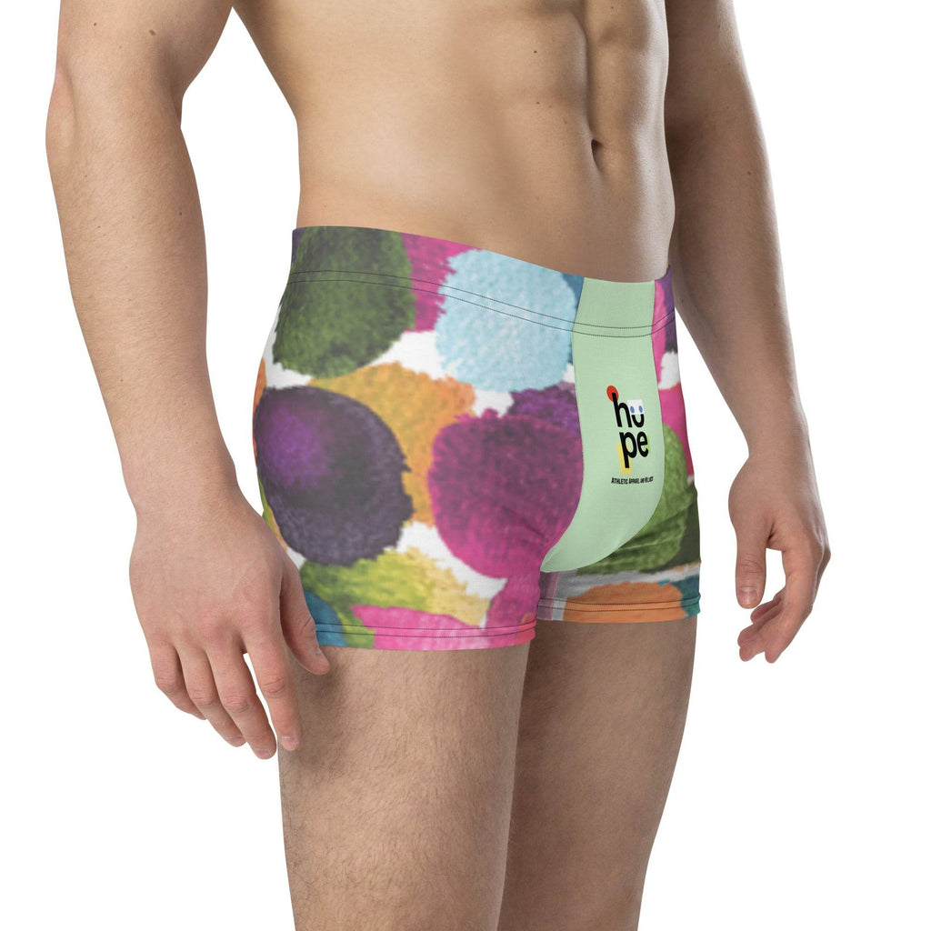 Men's Vibrant Boxer Briefs - Multi-Color Splash Performance Underwear - HOPE Athlete Apparel and Wellness