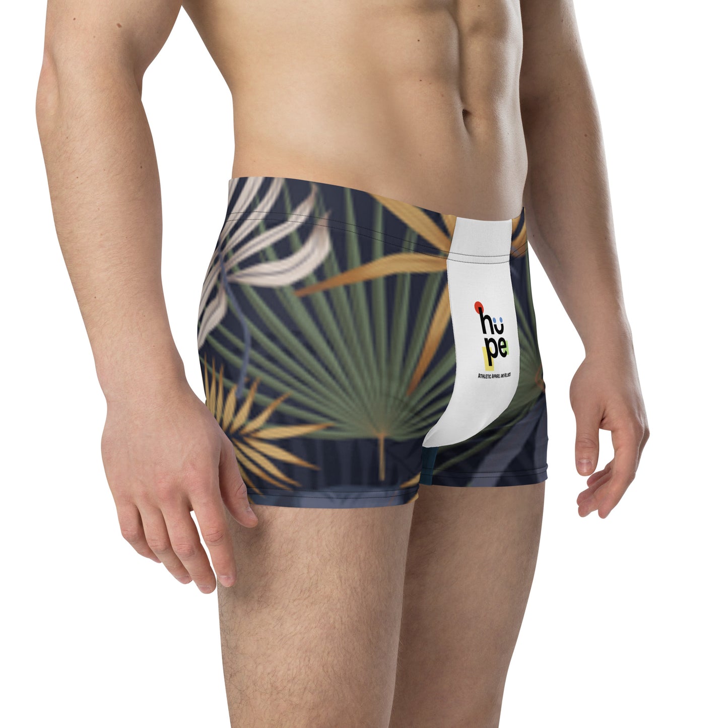 Men's Nature Forest Design Boxer Briefs - Performance Underwear