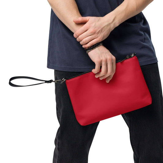 Men's Red Crossbody Bag - Stylish Fire Travel Accessory -
