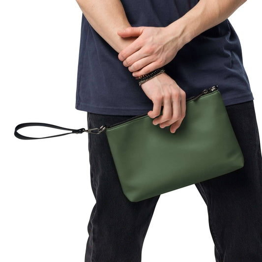Men's Olive Green Crossbody Bag for Everyday Use -