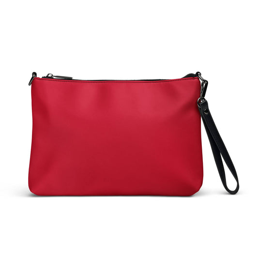 Men's Red Crossbody Bag - Stylish Fire Travel Accessory -
